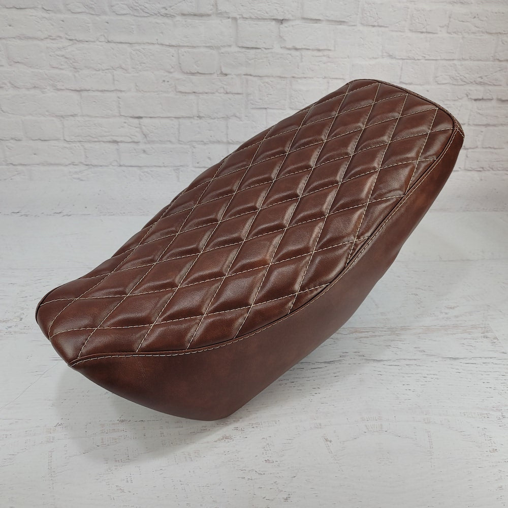 Honda Grom Diamond Seat Cover Whiskey Brown 2013 - 2026