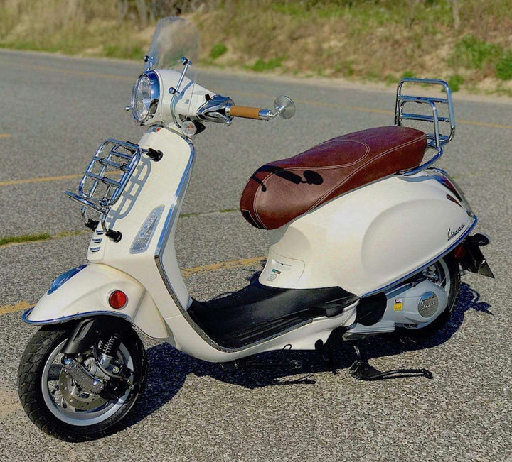 READY TO SHIP!  Vespa Sprint / Primavera Distressed Whiskey Seat Cover