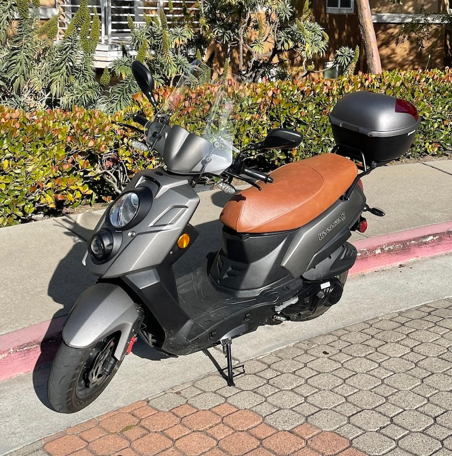 Genuine Hooligan 170i Caramel French Seam Seat Cover