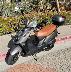 Genuine Hooligan 170i Caramel French Seam Seat Cover