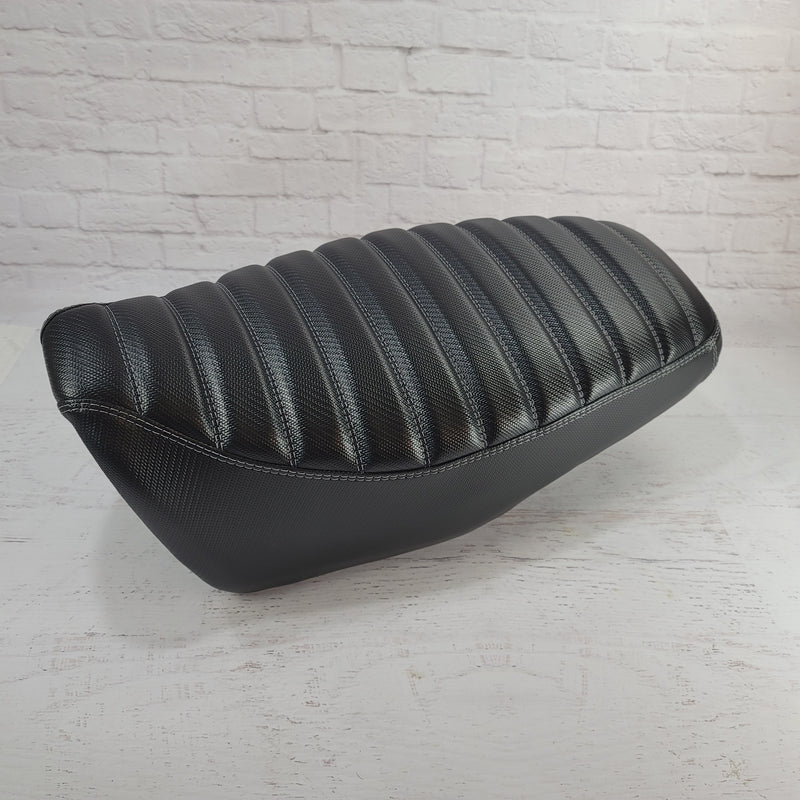 READY TO SHIP! 2022 - 2024 Honda Grom Seat Cover Carbon Fiber Padded Tuck and Roll