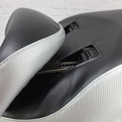 Honda Reflex 250 Black and Silver Carbon Fiber Seat Cover 2001-2007