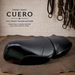 Vespa GTV Italian Leather Seat Cover - Cheeky Seats Cuero