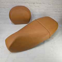 Vespa GT200 Golden Tan Seat Cover with French Seams