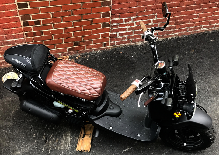 READY TO SHIP! Honda Ruckus Whiskey Diamond Seat Cover