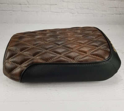 Honda Ruckus Seat Cover Tobacco Brown and Black