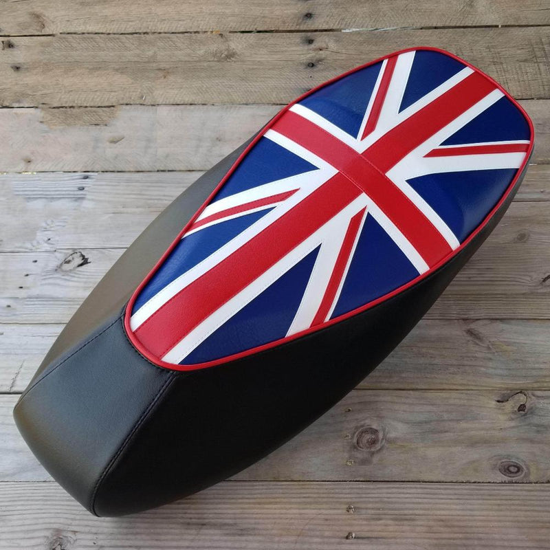 Vespa GTS Union Jack British Flag Seat Cover by Cheeky Seats